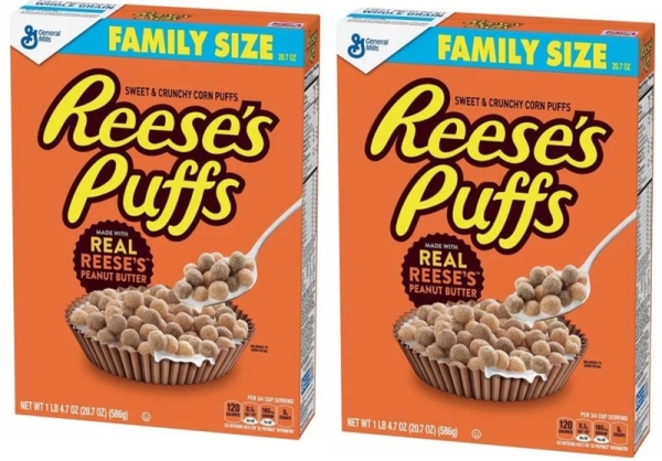 Reeses Puffs Cereal Peanut Butter Chocolate 2 x 586g